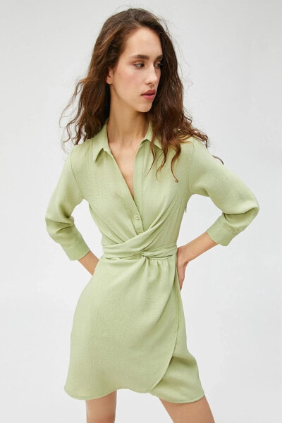 Kadın Yeşil Elbise 3SAL80071IW