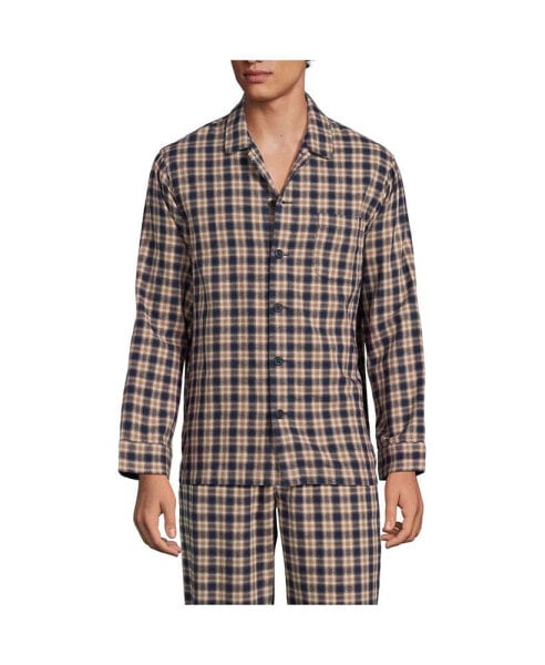 Men's Classic Fit Flannel Pajama Shirt