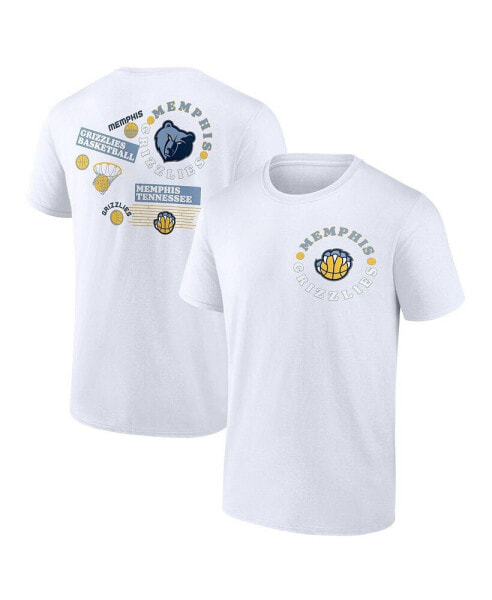 Men's White Memphis Grizzlies Street Collective T-shirt