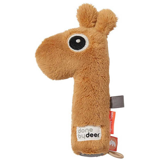 Мягкая игрушка Done by Deer Raffi Squeaker Rattle - игрушка-погремушка с Раффи