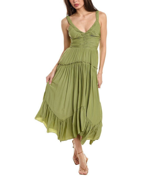 Ramy Brook Cleo Dress Women's Green S