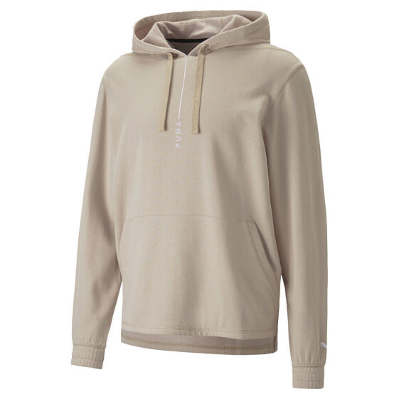 Puma Studio Plastic Free Pullover Hoodie Mens Beige Casual Outerwear 52320688