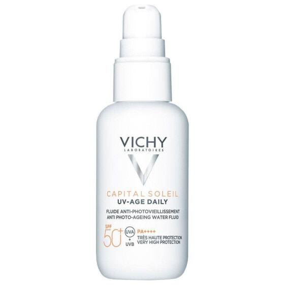 Vichy Capital Soleil UV-Age Daily SPF 50+ Невесомый солнцезащитный флюид для лица против признаков фотостарения