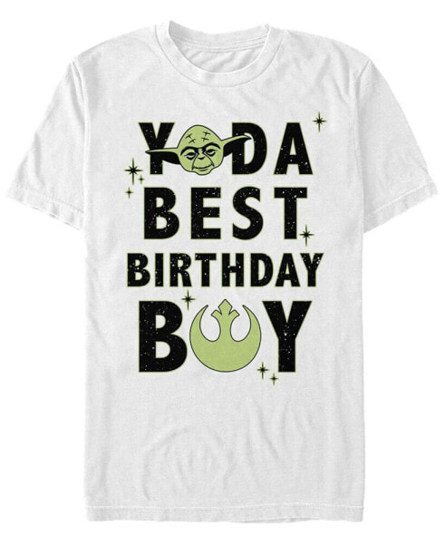 Men's Yoda Best Birthday Short Sleeve Crew T-shirt