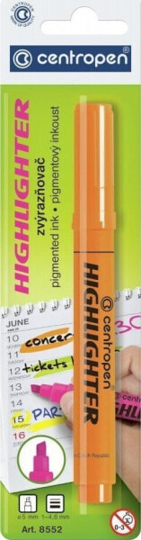 Centropen ZAKREŚLACZ FLUO "Highlighter 8552" pomarańczowy CENTROPEN