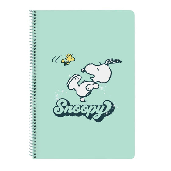 Блокнот школьный Safta Folio 80 со жесткой обложкой Snoopy Groovy