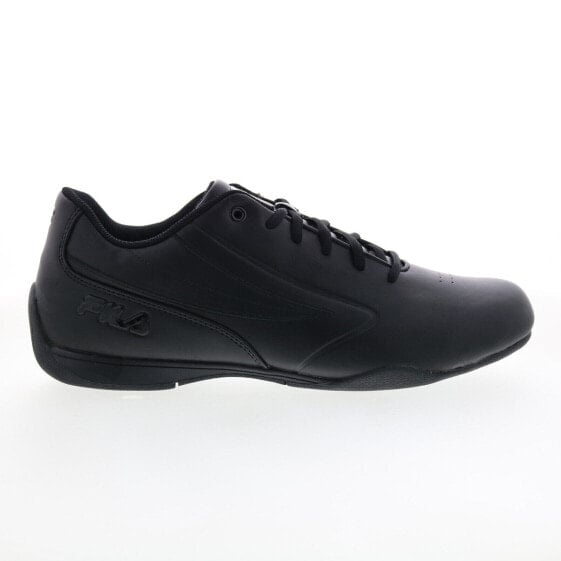 Fila Forlani Outline Flag Mens Black Motorsport Inspired Sneakers Shoes