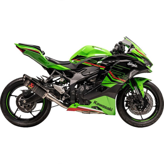 AKRAPOVIC Kawasaki ZX-4R Stainless Steel/Carbon not homologated full line system