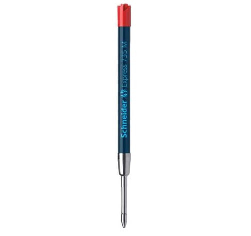 Schneider Schreibgeräte Express 735, Red, Medium, Stainless steel, G2, 10000 m, Ballpoint pen
