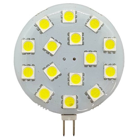 GOLDENSHIP 12-30V 3W G4 15 SMD 5050 Horizontal White Led Bulb