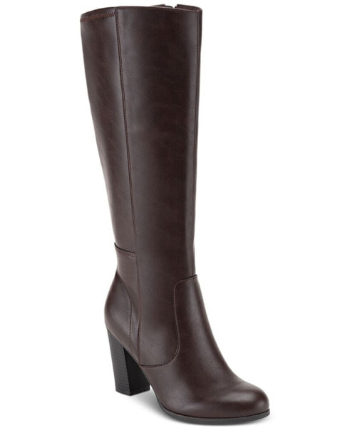 Women's Addyy Extra Wide-Calf Dress Boots, Created for Macy's
