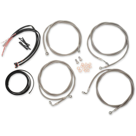 LA CHOPPERS LA-8054KT2-13 Stainless Steel Brake Cable