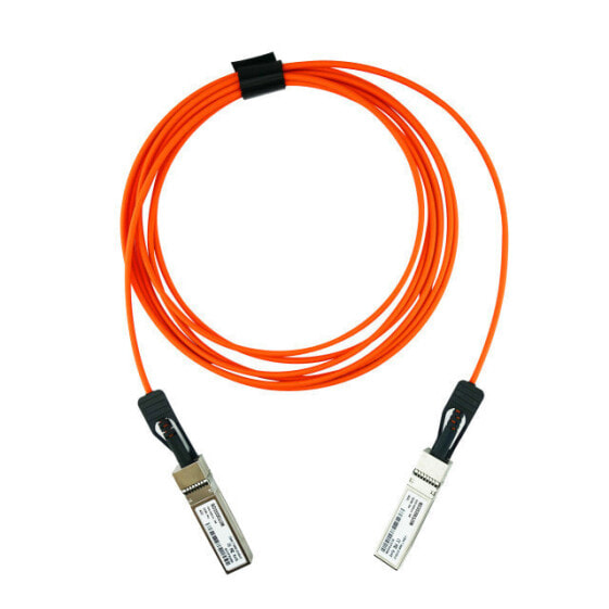 BlueOptics BO353503J20M-BO - 20 m - SFP+ - SFP+ - Male/Male - Orange - Silver - 10 Gbit/s