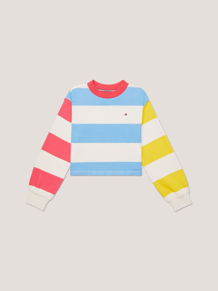 Kids' Bold Stripe Crewneck Sweatshirt