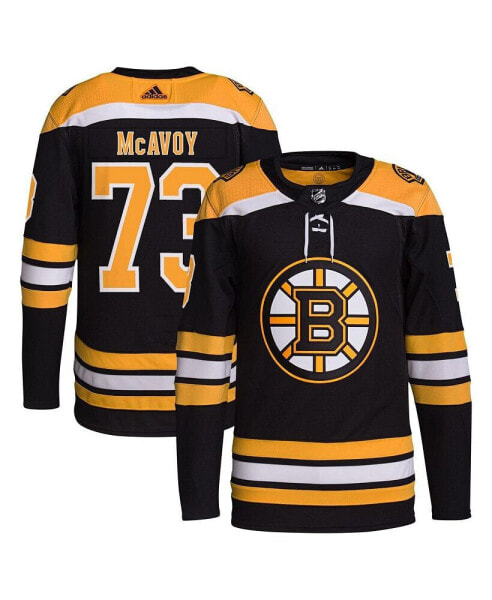 Men's Charlie McAvoy Black Boston Bruins Home Authentic Pro Player Jersey