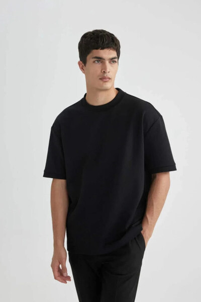 Футболка Defacto Oversize Fit Henley