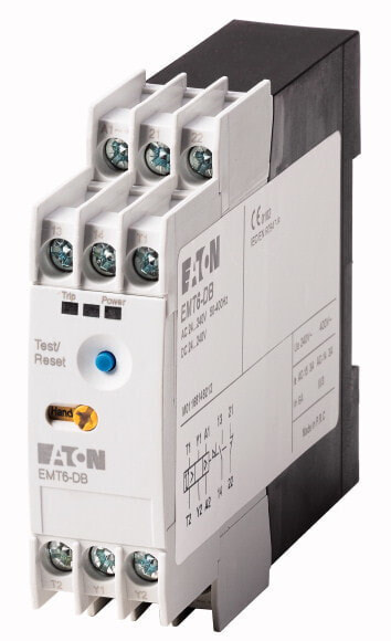 Eaton EMT6-DB(230V) - Black - White - Standards UL 508; CSA-C22.2 No. 14; IEC/EN 60947-8; CE - 150 g - -25 - 60 °C