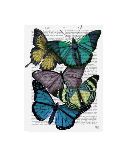 Fab Funky Big Bold Butterflies 4 Canvas Art - 36.5" x 48"