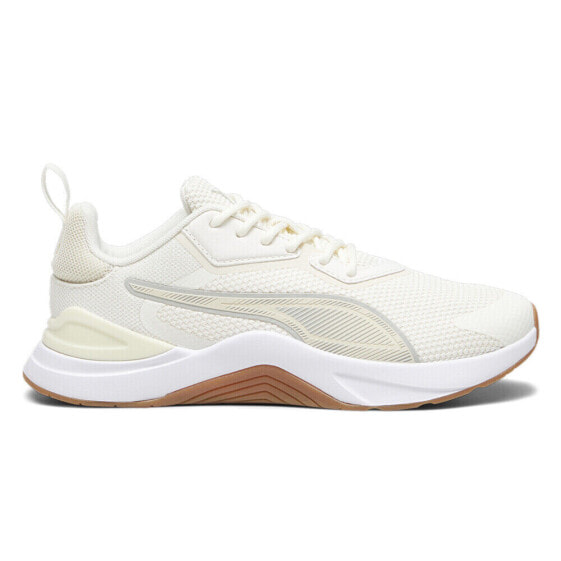 Puma Infusion Premium Training Womens Off White Sneakers Athletic Shoes 3787840