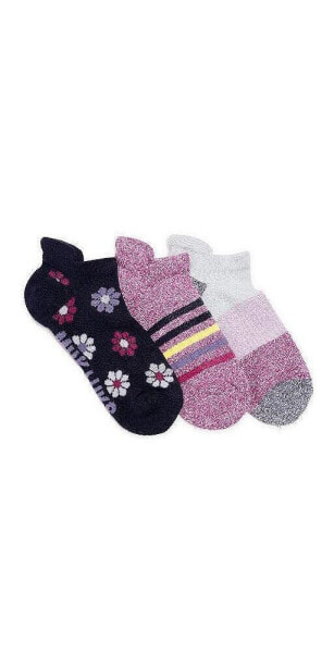 Women's 3 Pack Nylon Compression Ankle Socks