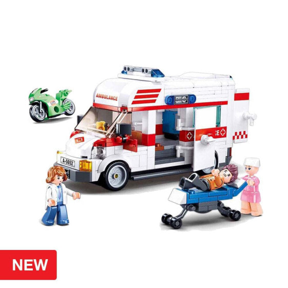 Конструктор игрушка Sluban Town Ambulance 328 деталей