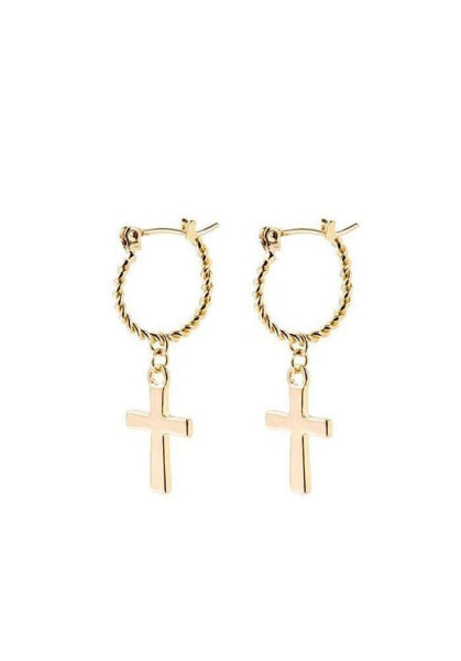 Cross Dangle Earrings for Women