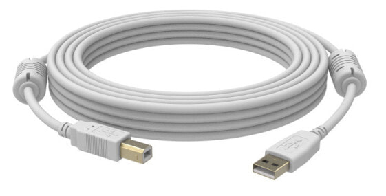 Vision 5m USB 2.0 - 5 m - USB A - USB B - USB 2.0 - Male/Male - White