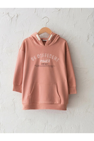 Kız Çocuk Kahve Sweatshirt