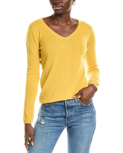 Sofiacashmere Modern V-Neck Cashmere Sweater Women's