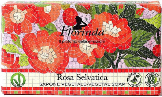 Seife Italienisches Mosaik wilde Rose