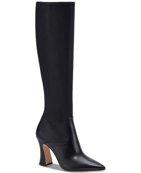 Women's Cece Stretch Pointed Toe Knee High Dress Boots