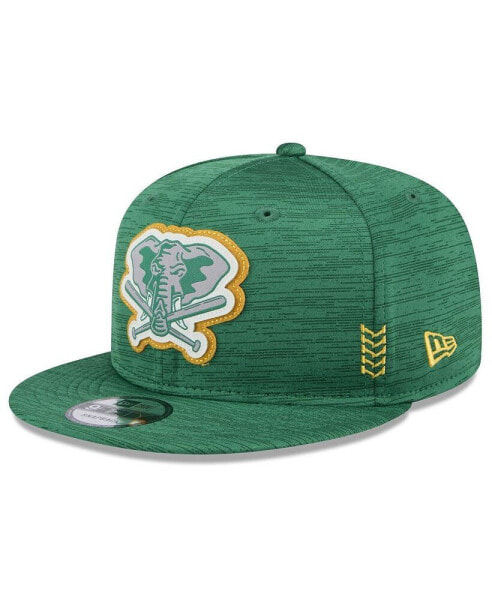 Кепка Snapback New Era Oakland Athletics зеленая для мужчин 2024 Clubhouse 9FIFTY