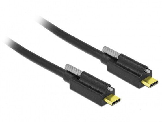Аксессуар USB-кабель Delock 84138 2 м USB C USB 3.2 Gen 2 (3.1 Gen 2) 10000 Mbit/s Черный