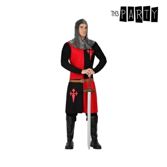 Маскарадные костюмы для взрослых Красный Чёрный Разноцветный (2 Предметы) (2 штук)