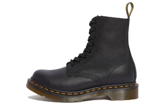 Ботинки комфортные Dr. Martens 1460 из кожи, высокие, унисекс, черного цвета