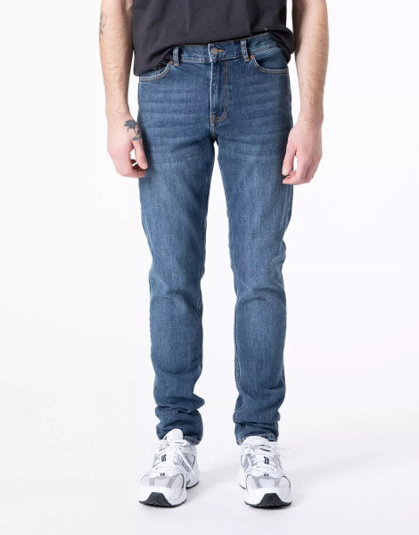 Dr Denim Clark slim jeans in mid wash