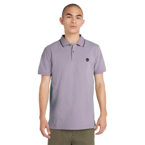 TIMBERLAND Millers River Printed Neck short sleeve polo