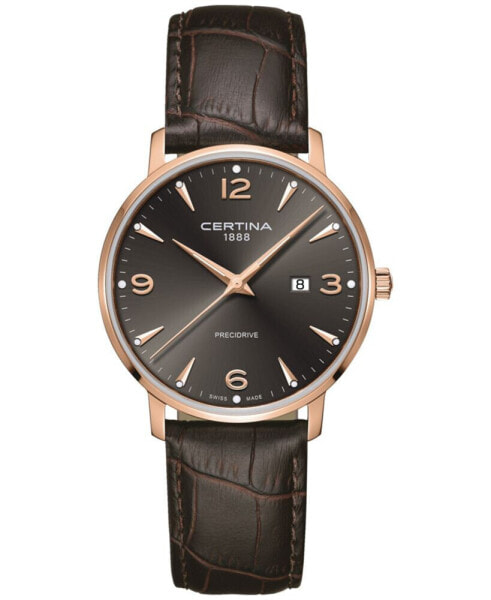Часы Certina DS Caimano Leather Brown 39mm