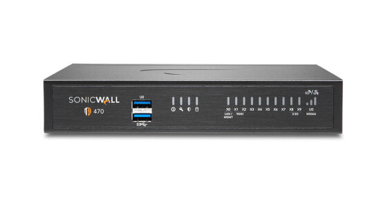SonicWALL TZ470 - 3500 Mbit/s - 1500 Gbit/s - 2000 Mbit/s - TCP/IP - UDP - ICMP - HTTP - HTTPS - IPSec - ISAKMP/IKE - SNMP - DHCP - PPPoE - L2TP - PPTP - RADIUS - SonicOS 7.0 - Wired