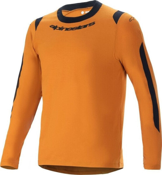 Alpinestars Koszulka długi rękaw ALPINESTARS A-DURA DRI WOOL LS JERSEY, Dark Gold Rozmiar: M