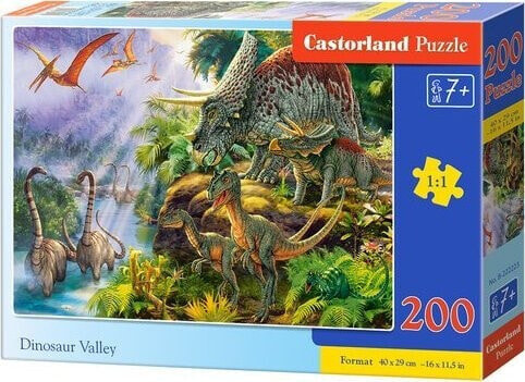 Castorland Puzzle 200 Dinosaur Valley CASTOR