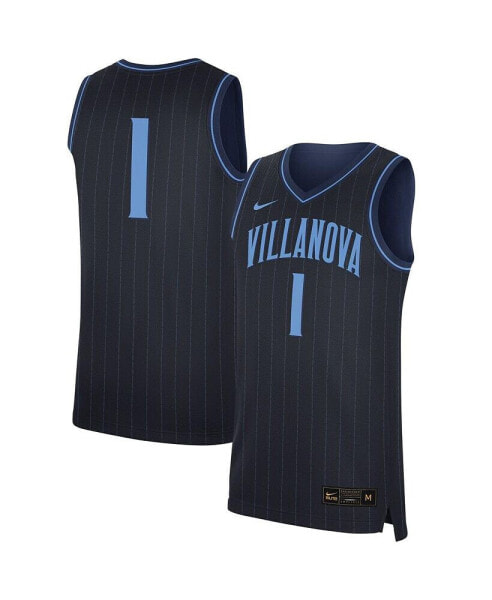 Men's #1 Navy Villanova Wildcats Replica Jersey