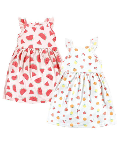 Baby Girls Cotton Dresses, Fruit Salad