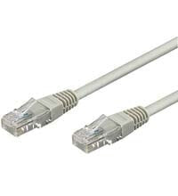 Goobay PATCH-C5U 05 GR - 0.5m Cat.5e U/UTP-Netzwerkkabel grau RJ45 - Cable - Network