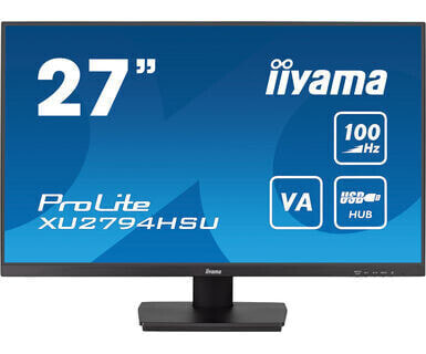 Iiyama TFT 27.0"/68.6cm ProLite XU2794HSU-B6*schwarz* 16 9 - Flat Screen - 68.6 cm