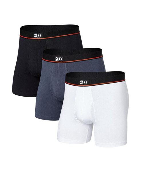 Men's Non-Stop Stretch Boxer Fly Brief, Pack of 3