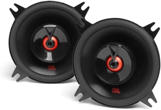 JBL Club 422F 2-Way Car Speaker Set by Harman Kardon - 105 Watt Car Speaker Boxes 10 cm | 100 mm | 4 Inches, Black