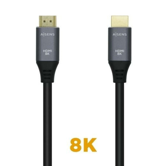 Кабель HDMI Aisens A150-0427 Чёрный Черный/Серый 1,5 m