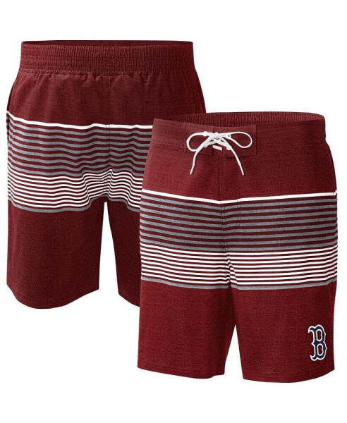 Плавки для купания G-III Sports by Carl Banks мужские красные Boston Red Sox Coastline Volley