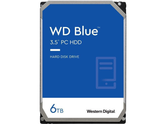 WD Blue 6TB Internal Hard Drive HDD SATA (SATA/600) 3.5" Drive